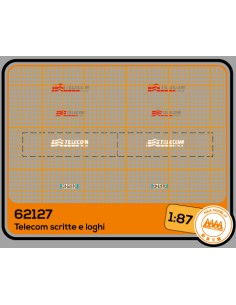 TELECOM - logos written and license plate - M62127