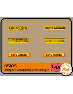 Exceptional Transport Signs - 65105