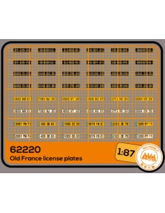 Old French Vehicle Registrations - M62220