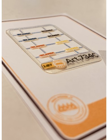 Paraschizzi piccoli SCANIA Colorati 1:87 - 3D - M734C particolare