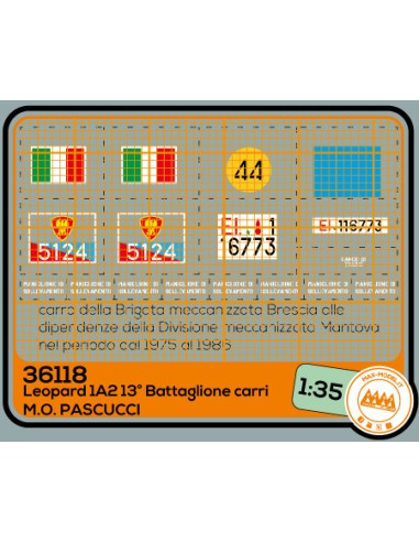 Leopard 1 A2 13° Battaglione carri M.O. PASCUCCI - M36118