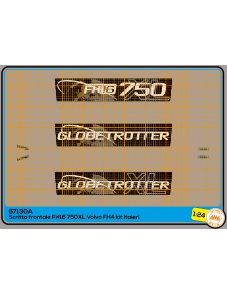 Volvo FH16 750 XL - front logos - M67130A
