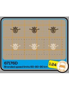 Limiti di velocità con logo DAF - M67176D
