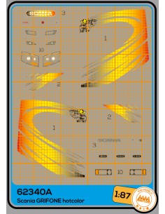 Scania R Grifoncino piccolo tricolore hotcolor - M62340A