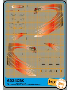 Scania Grifoncino Rosso e Nero - M62340BK