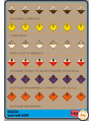 ADR labels - M65104