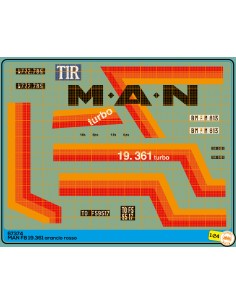 MAN F8 19.361 Turbo - rosso arancio - M67374