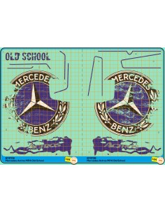Mercedes MP4 Old School blue - M67470B