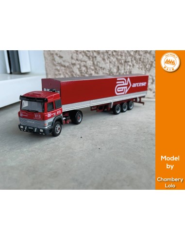 Arcese Trasporti - M62598 model by Lolo Chambery con semirimorchio lato sinistro