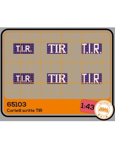 TIR Cartello - M65103