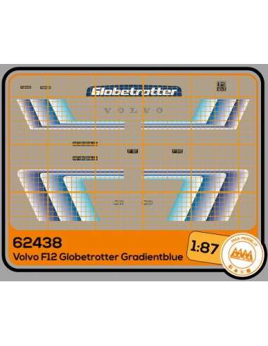 Volvo F12 Globetrotter GradientBlue - M62438