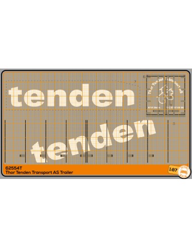Thor Tenden Transport AS per rimorchio - M62554T
