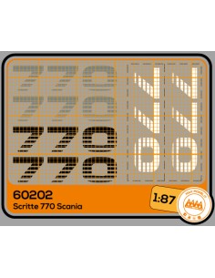 Scania 770 lettering - M60202