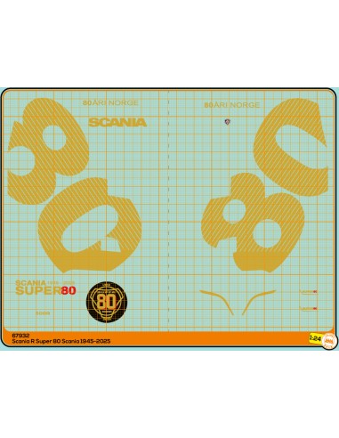 Scania R Super 80 anni 1945 2025 - M67932