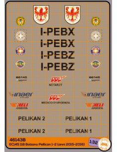 Elisoccorso 118 Bolzano Pelikan 1-2 per EC145 (anni 2015 - 2016) - M46143B