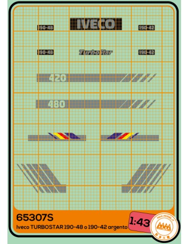Iveco TurboStar 190-48 e 190-42 argento - M65307S