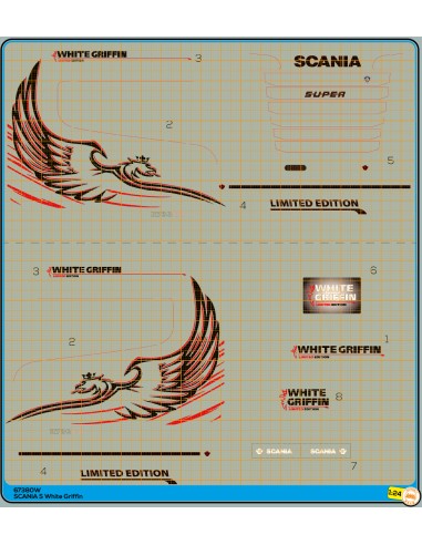 Scania R White Griffin - M67380W