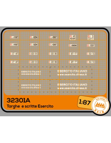 Esercito Italiano targhe e scritte - M32301A