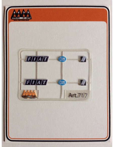 M717 - Fiat - OM - Iveco  logos - 3D M717 - Fiat - OM - Iveco  logos - 3D