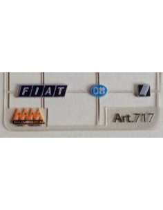 M717 - Fiat - OM - Iveco  logos - 3D 2