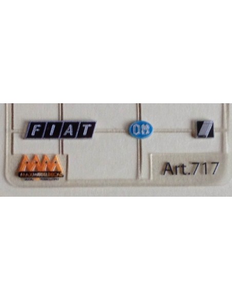M717 - Fiat - OM - Iveco  logos - 3D M717 - Fiat - OM - Iveco  logos - 3D